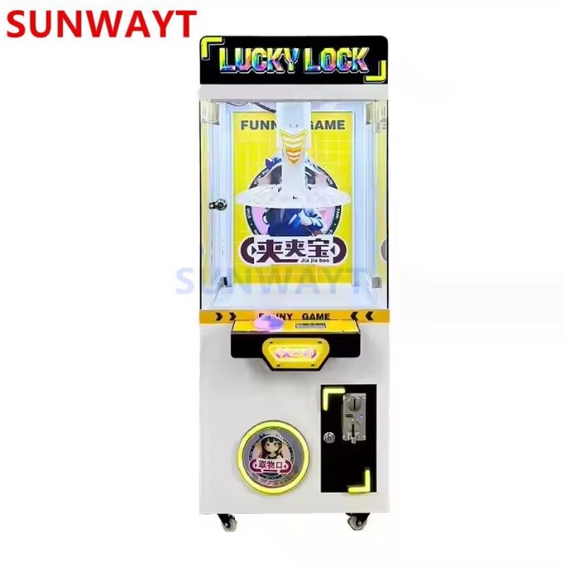 Clamp Crane Machine Manufacturer - Amusement Park Hot Selling Coin Operated Candy Keychain Plush Toy Mini Clip Claw