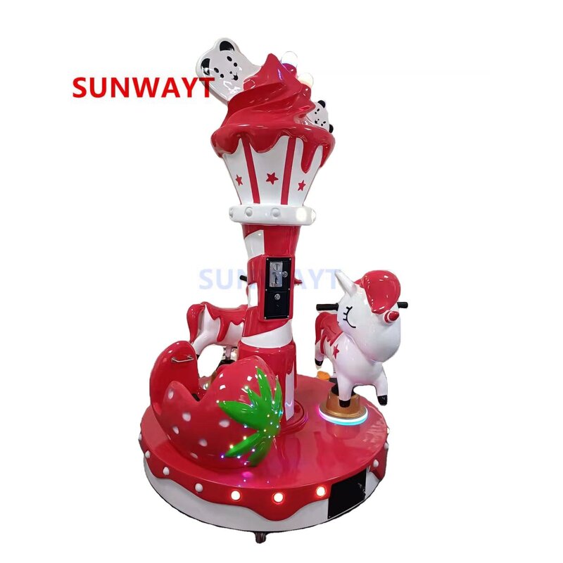 Carousel Manufacturer - Amusement Park 3 Seats Mini Small for Sale Game Console