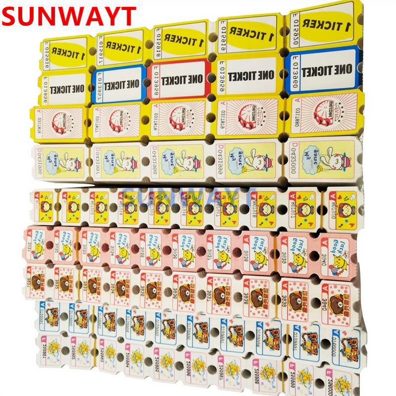 Lottery Arcade Ticket Manufacturer - Factory 2023 Newest Best Price 180g Customized for Arcade