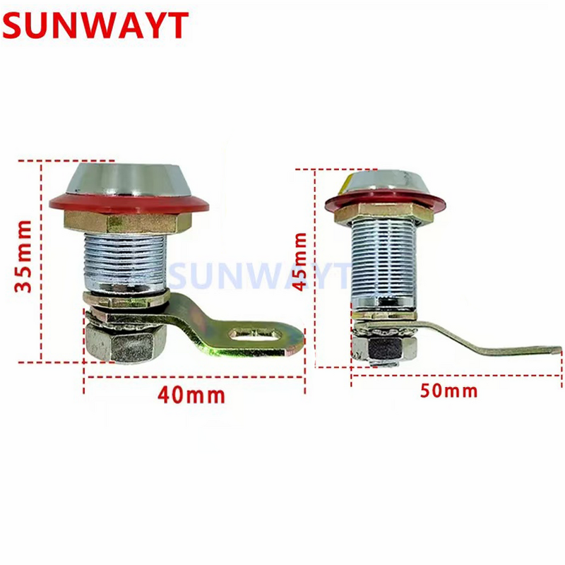 Cabinet Door Lock Manufacturer - Wholesaler Round Cylinder for Coin Exchange Coin Operated Vending