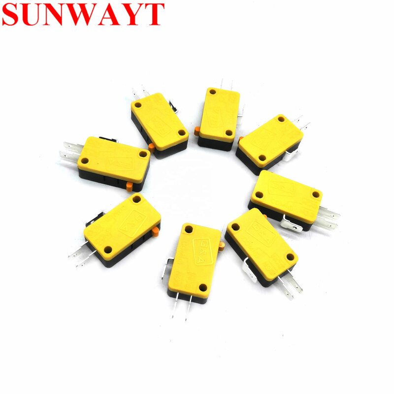 Microswitch Manufacturer - Yellow Three Terminal for Arcade Game Push Button