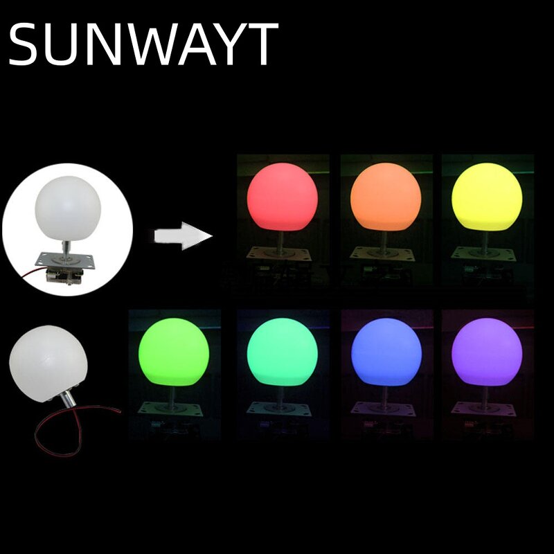 Arcade Joystick Manufacturer - Big Illumined Round for Coin Operated Game Machine Video Parkour Running Console