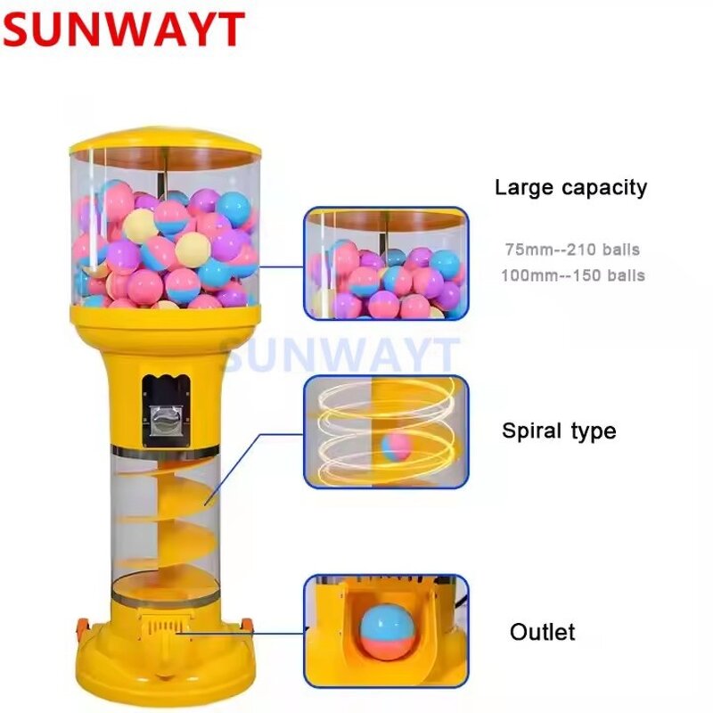 Vending Machine Manufacturer - Kids Coin Operated Customizable Video Toy Capsule Gumball