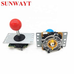 Arcade Joystick Manufacturer - 5 Pin 8 Way Round Restrictor with Circuit Board for Game Console Multi Colors
