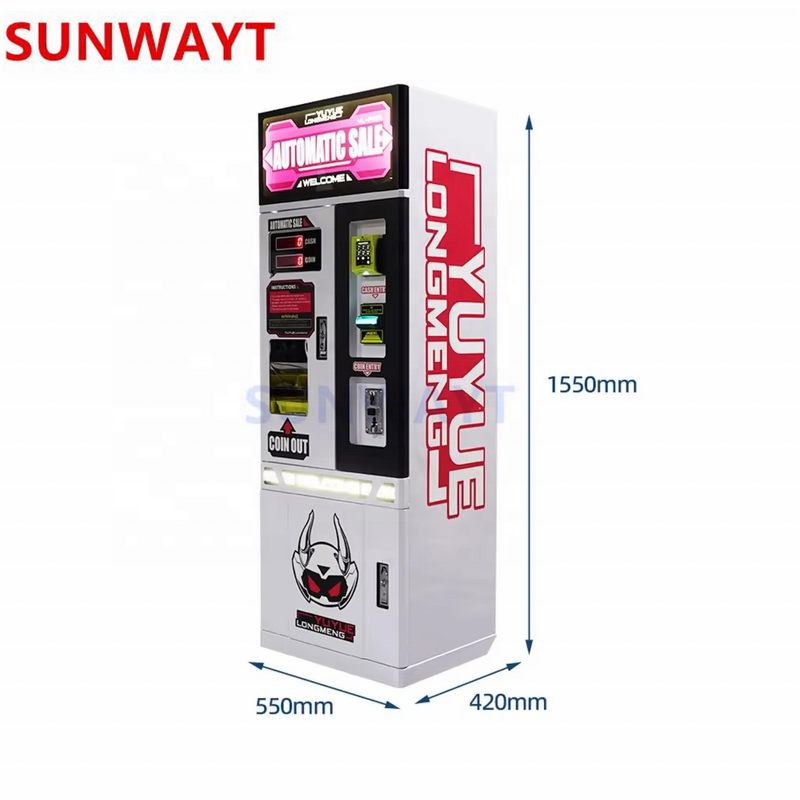 Coin Exchange Machine Manufacturer - Token Kiosk Customized Automatic Arcade Token Change Bill Changer for Vending