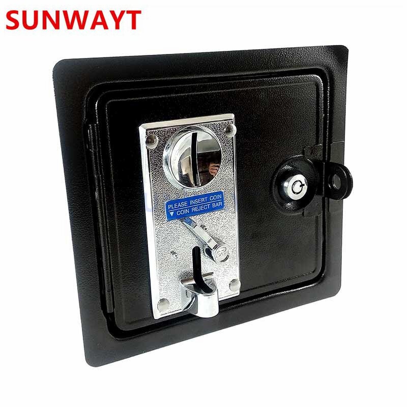 Coin Door Manufacturer - Small with Coin Mechanism and Tubular Cam Lock for Arcade Game