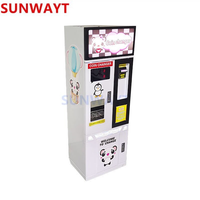 Currency Exchange Machine Manufacturer - Game Center Bill to Coin Change for Entertainment Place Game Currency