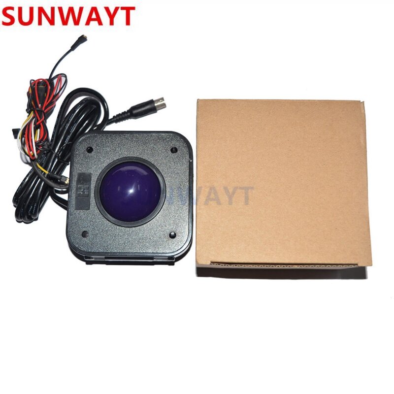 Trackball Mouse Manufacturer - USB Illuminated LED 4.5cm Round for Arcade Game Coin Operated with Screws