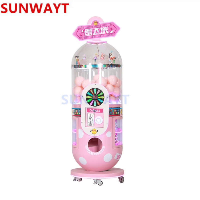 Vending Machine Manufacturer - Colorful Twist Egg Candy Project Coin Operated Capsule Toys Gift Claw