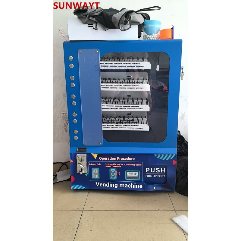 Snacks Vending Machine Manufacturer - High-Efficiency Coin Bill Operated Small for Park Cinema Mall