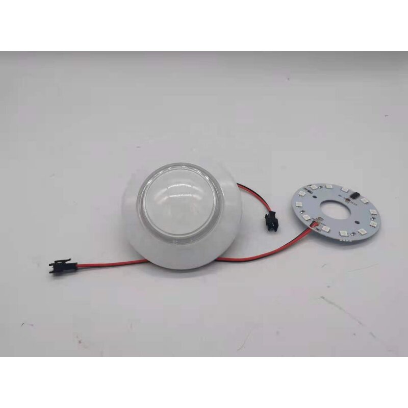 Illuminated Push Button Manufacturer - 62mm 76mm 92mm Big Round UFO RGB Flashing for Arcade Game