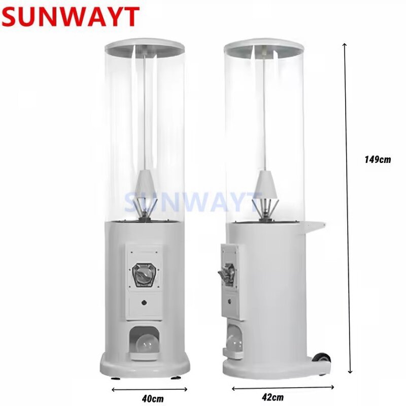 Gumball Machine Manufacturer - Coin Operated Candy Dispenser Capsule Toys Bouncy Ball Vending for Kids