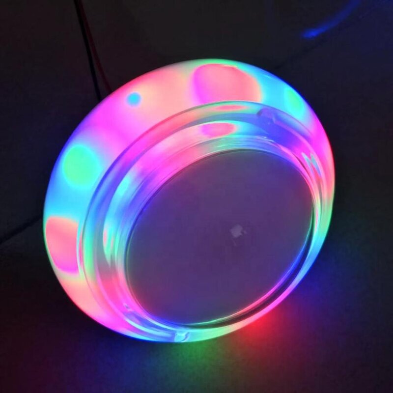Illuminated Push Button Manufacturer - 120mm 7 Color Flashing Big Dome Round for Crane Toy Arcade Game