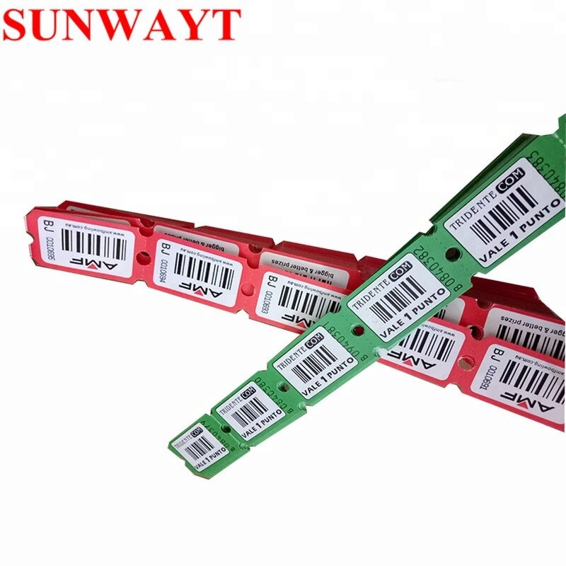 Redemption Paper Ticket Manufacturer - Cartoon Print Company Logo Wood-free Coated Custom Lottery for Ticket Redemption