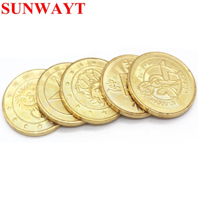 Game Token Manufacturer - Customized Stainless Steel Arcade Hot Sale Metal for Coin Token Acceptor Brass