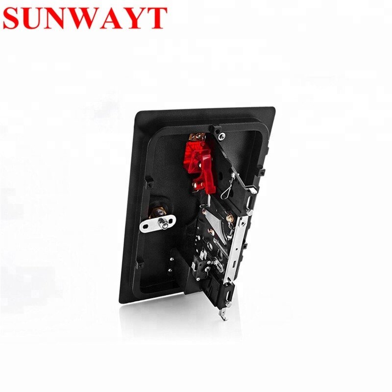 Coin Door Manufacturer - American Style Single Coin Selector with Holder for Arcade Cabinet Coin Operated Game Metal