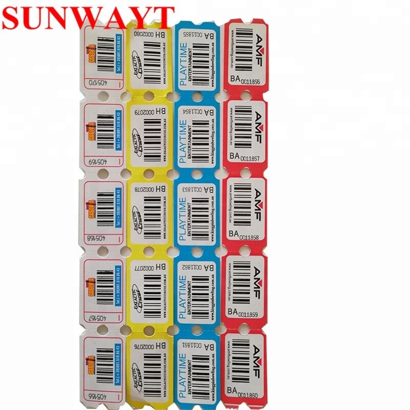 Redemption Ticket Manufacturer - Wholesaler Custom Cheaper 180g Amusement Raffle for Arcade Game