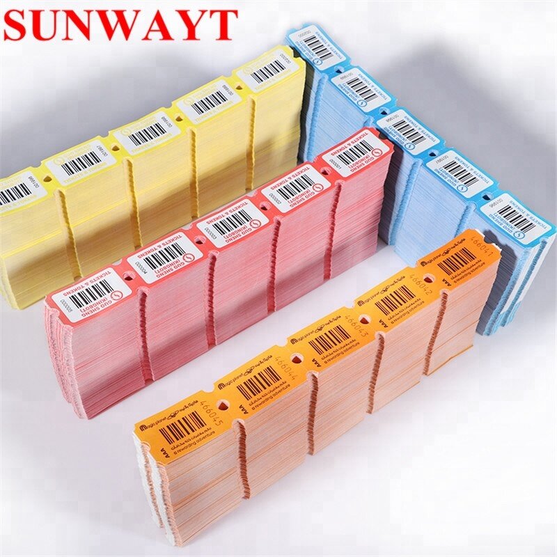 Redemption Paper Ticket Manufacturer - Cartoon Print Company Logo Wood-free Coated Custom Lottery for Ticket Redemption