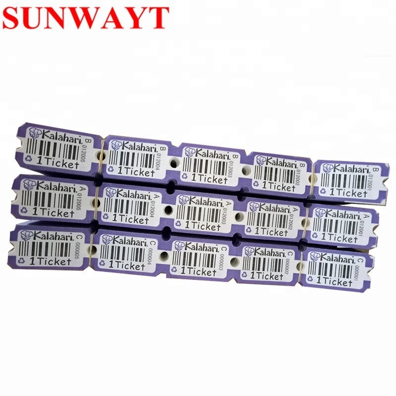 Redemption Ticket Manufacturer - Good Quality 180g 50x28mm Lottery Printing for Arcade Game