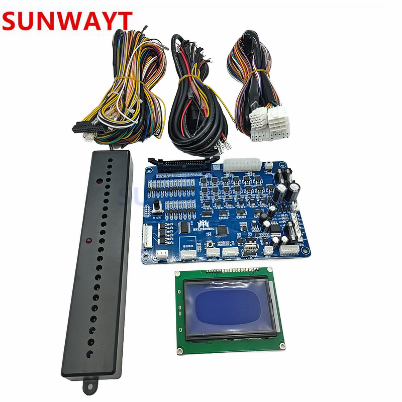 Claw Machine Motherboard Manufacturer - Coin Operated Plush Toys Kit Game PCB with LCD Screen and Coin Sensor