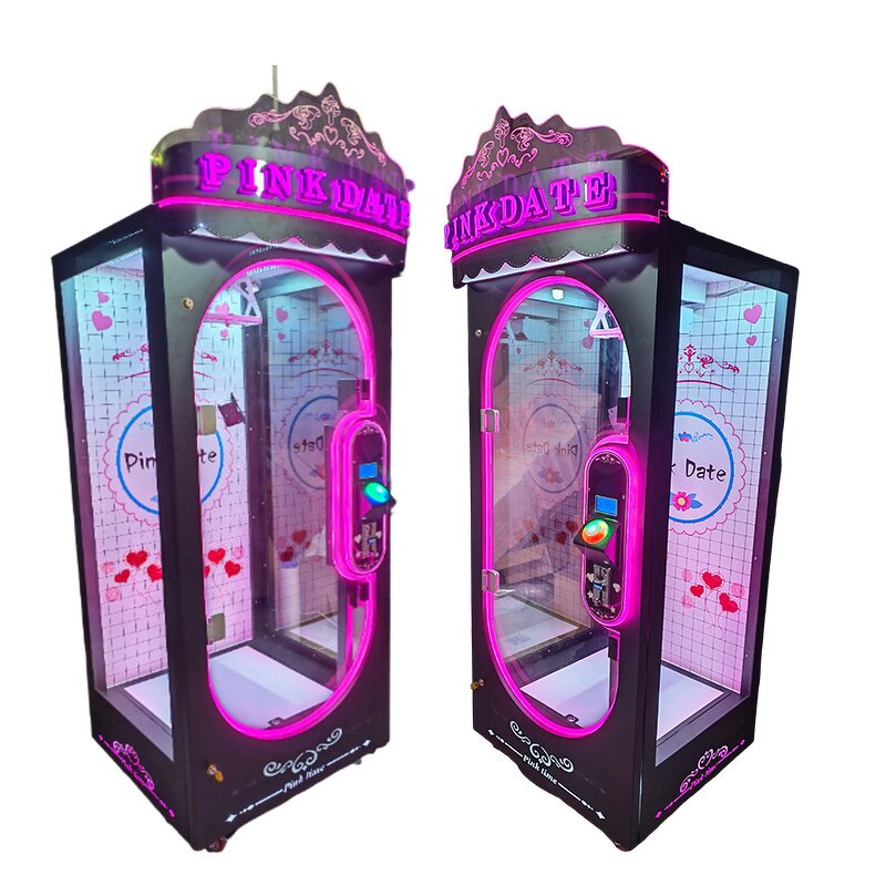 Claw Crane Game Machine Manufacturer - Wholesale Luxury Arcade Prize Pink Date Cut Scissors Toy Gift