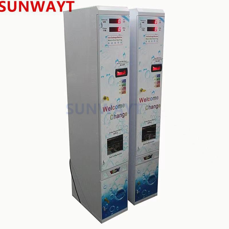 ATM Coin Exchange Machine Manufacturer - Malaysia Type Back Door Open Token Money Currency Change