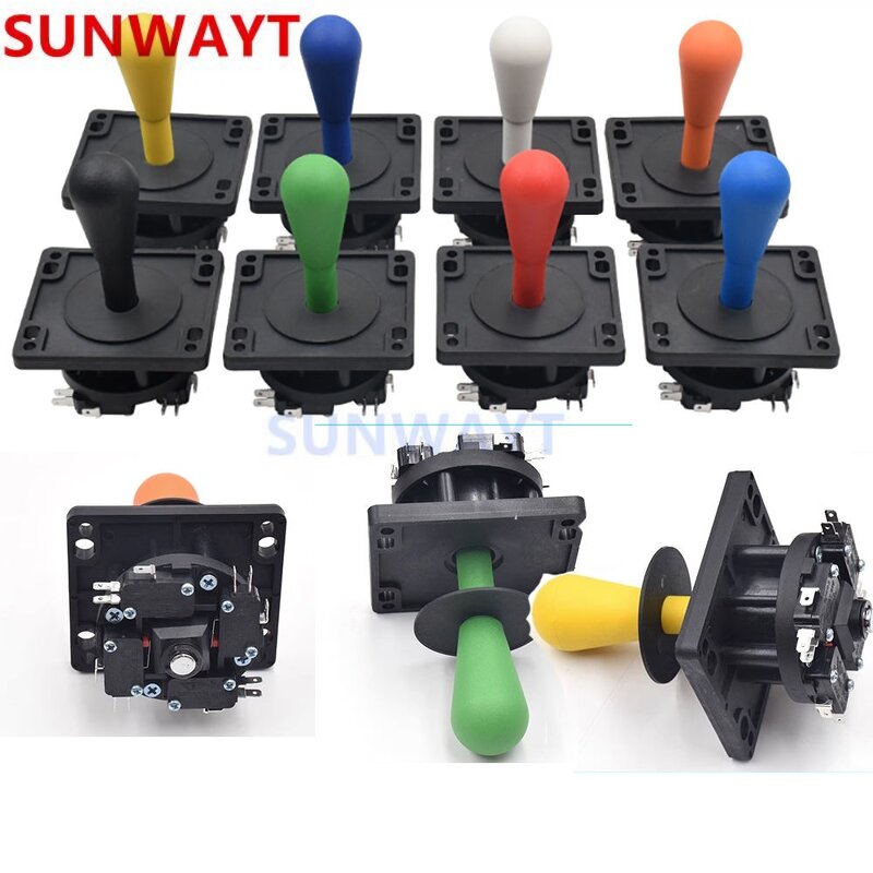 Arcade Joystick Manufacturer - American Style 4/8 Way HAPP Fighting Stick 8 Colors Top Ball for PC MAME PS4 Coin Operated