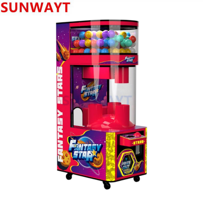 Lucky Drop Ball Machine Manufacturer - 100mm Capsule Toy Vending with Coin Operation for Arcades Retail