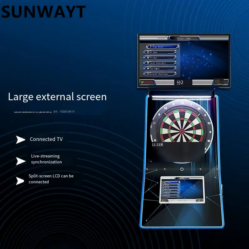 Electronic Dart Machine Manufacturer - Large-Scale Commercial Coin-Operated Video Game Center for Family