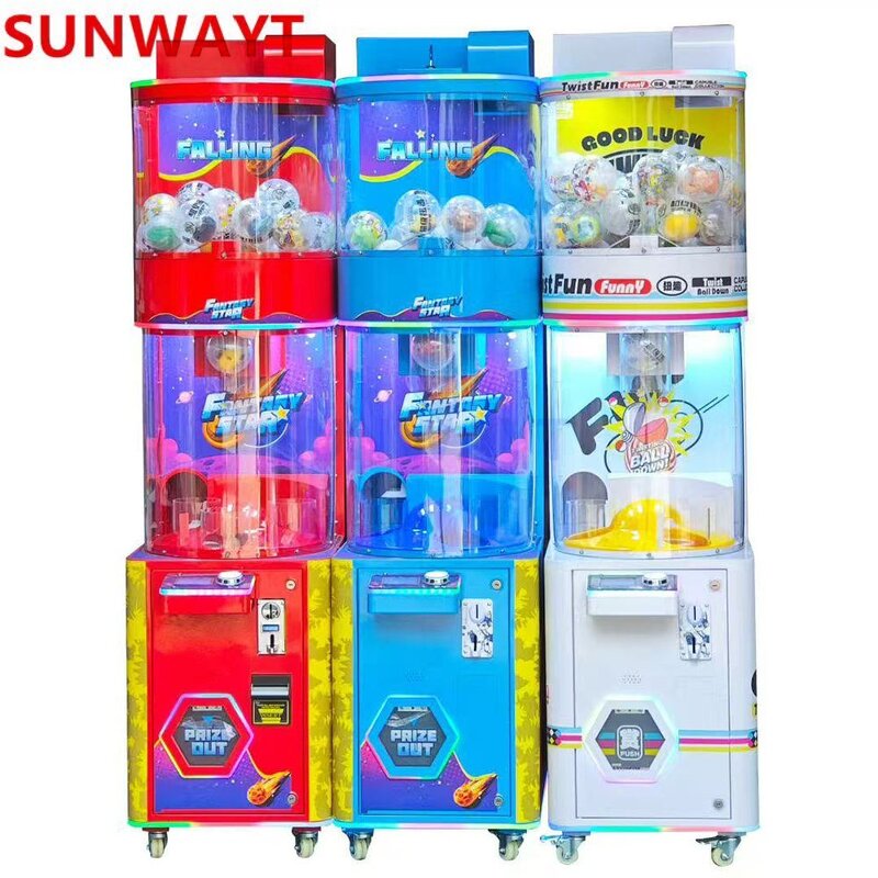 Lucky Drop Capsule Toys Machine Manufacturer - 1.7m Coin Operated Game Capsule Vending