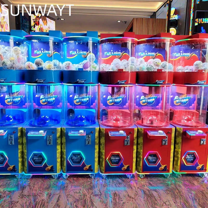 Lucky Drop Capsule Toys Machine Manufacturer - 1.7m Coin Operated Game Capsule Vending