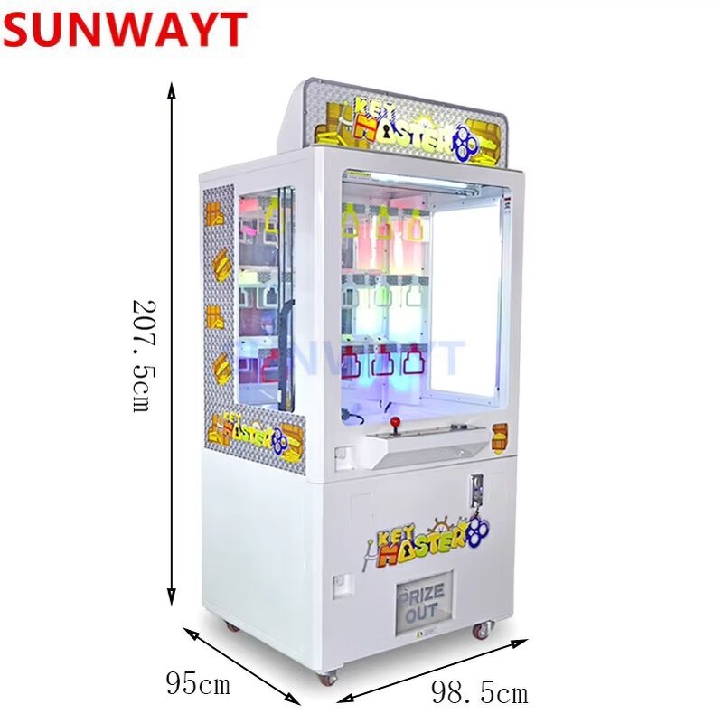 Key Master Gift Machine Manufacturer - Wholesale 15 Grids Indoor Entertainment Coin Operated Claw Crane Prize Arcade