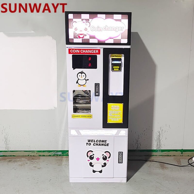 Currency Exchange Machine Manufacturer - Game Center Bill to Coin Change for Entertainment Place Game Currency