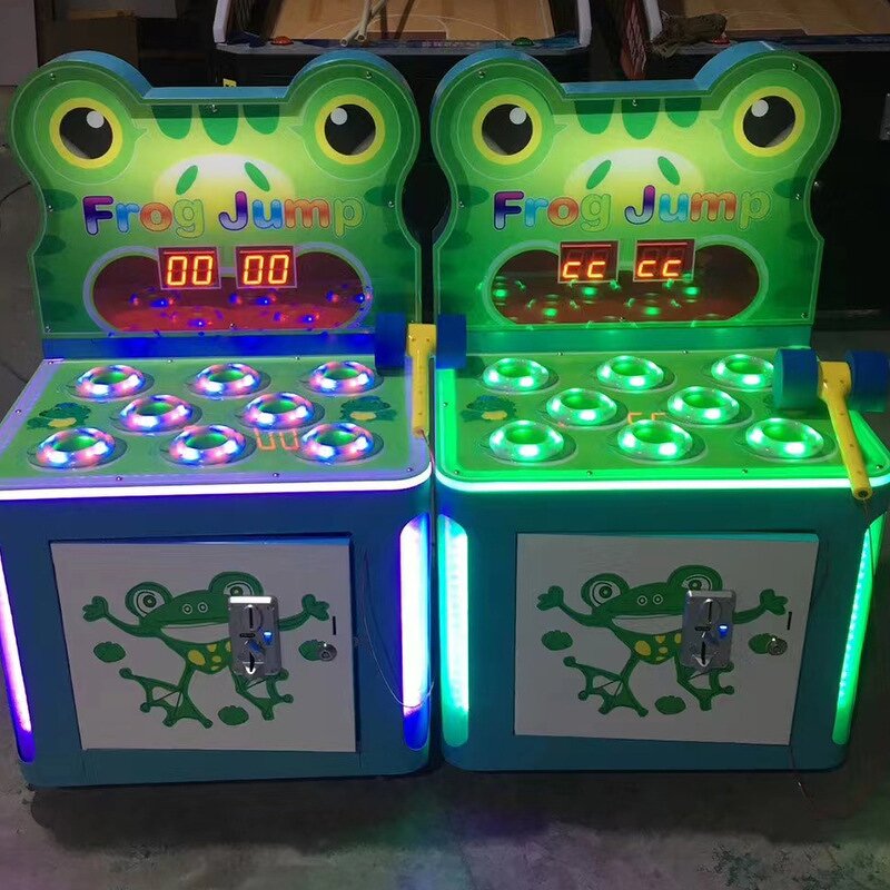 Whack a Mole Game Machine Manufacturer - Coin Operated New Design Indoor Interactive Frog Hammer Arcade Kids