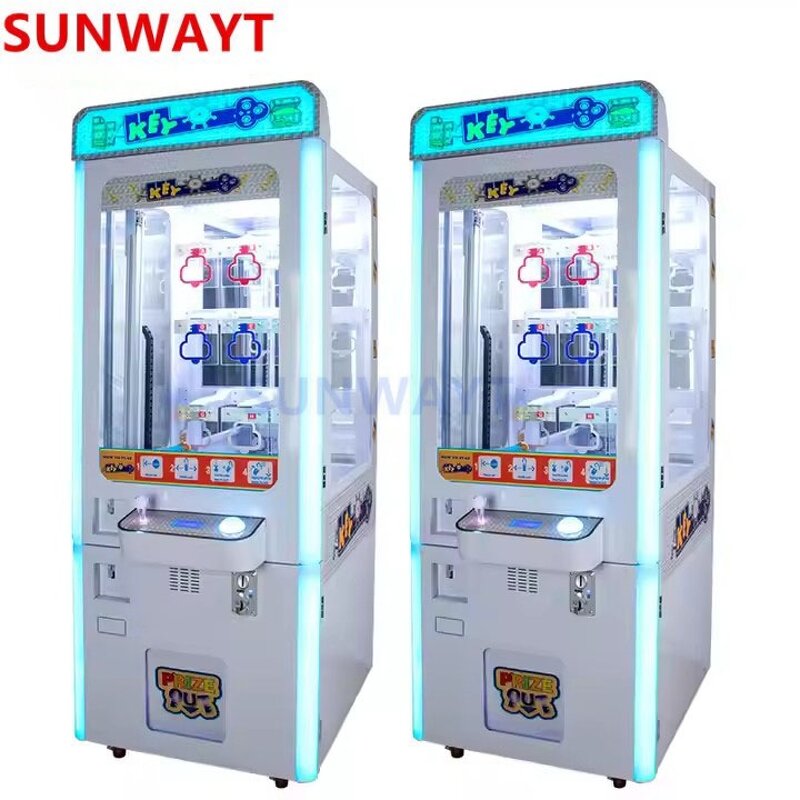Keymaster Crane Machine Manufacturer - 9-Hole Money Win Prize Vending with Push Keyhole Claw