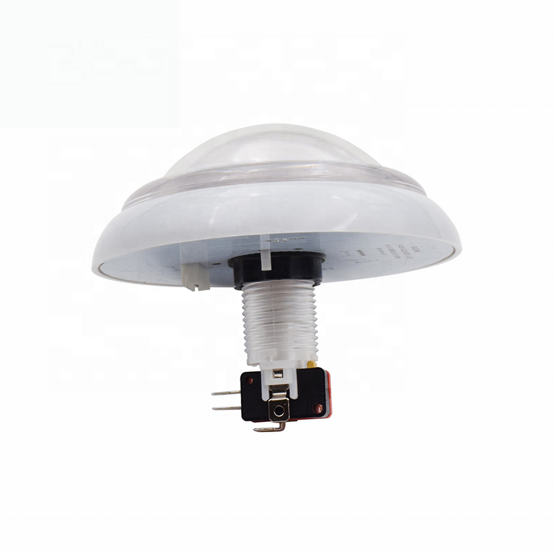 Illuminated Push Button Manufacturer - 120mm 7 Color Flashing Big Dome Round for Crane Toy Arcade Game