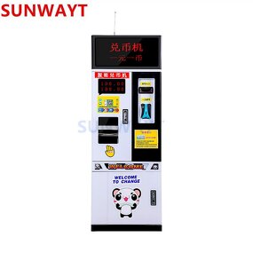 Currency Exchange Machine Manufacturer - Game Center Bill to Coin Change for Entertainment Place Game Currency