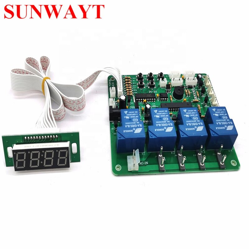 Timer Board Manufacturer - Different Time Control PCB for Coin Operated Massage Chair Vending Washing