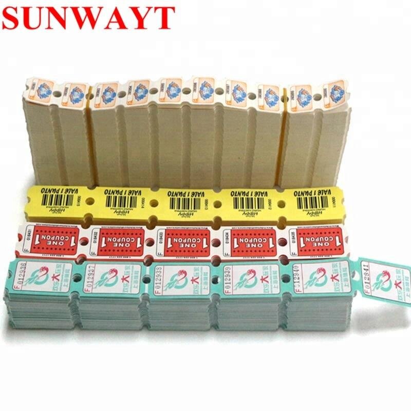 Redemption Ticket Manufacturer - 160g 180g Printing Paper Arcade Game Custom Arcade