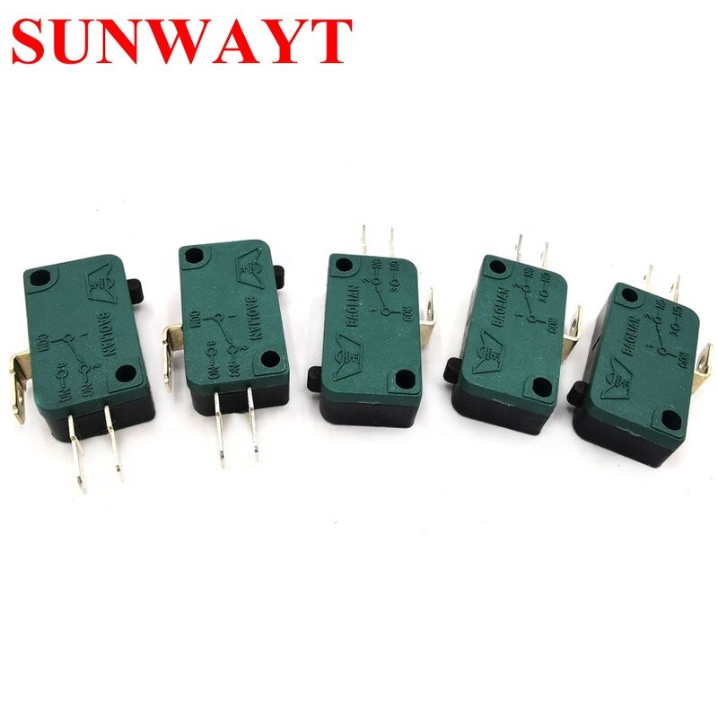 Microswitch Manufacturer - Baolian Green Color Three Terminal for Arcade Push Button