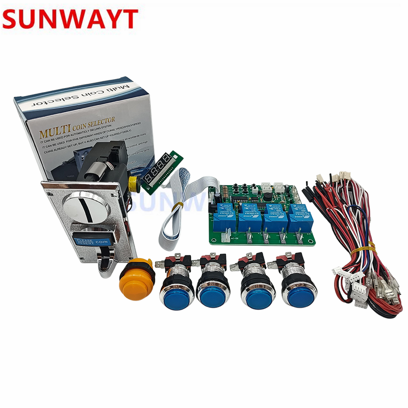 Timer Control PCB Manufacturer - JY-21 Coin Operated with 916 Multi Coin Acceptor for Washing Vending Water Dispenser Arcade