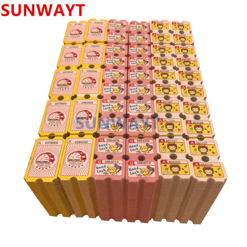 Lottery Arcade Ticket Manufacturer - Factory 2023 Newest Best Price 180g Customized for Arcade