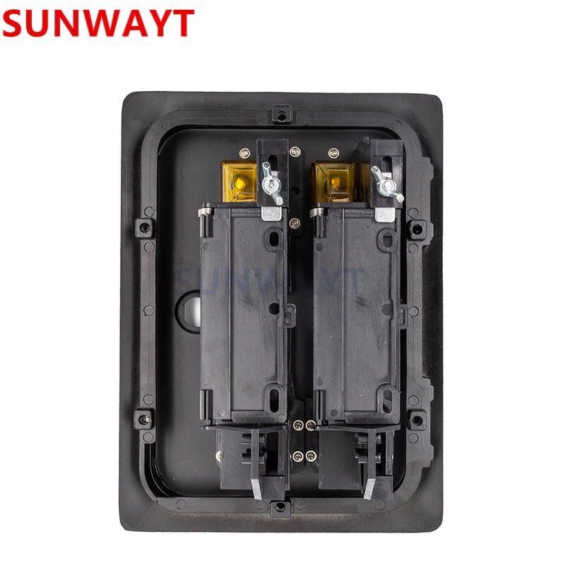 Coin Door Manufacturer - 25 Cents American Style Arcade Dual Entry with Quarter Coin Acceptor for Arcade Replacement Iron