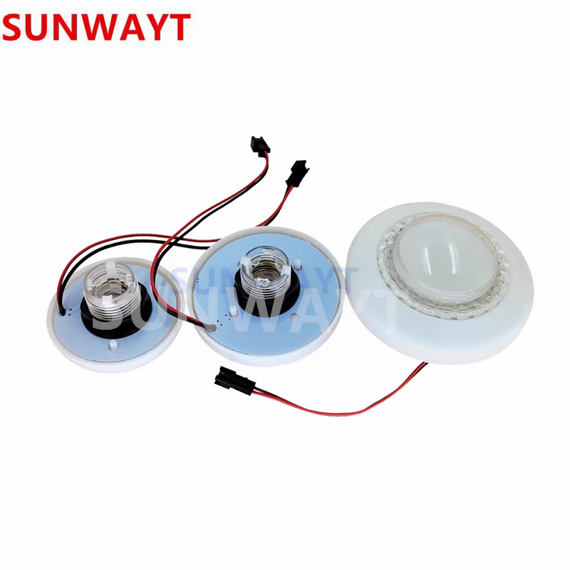 Illuminated Push Button Manufacturer - 62mm 76mm 92mm Big Round UFO RGB Flashing for Arcade Game