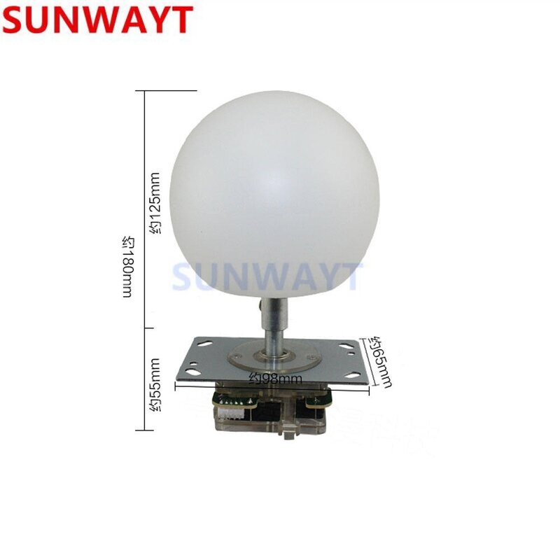 Arcade Joystick Manufacturer - Big Illumined Round for Coin Operated Game Machine Video Parkour Running Console