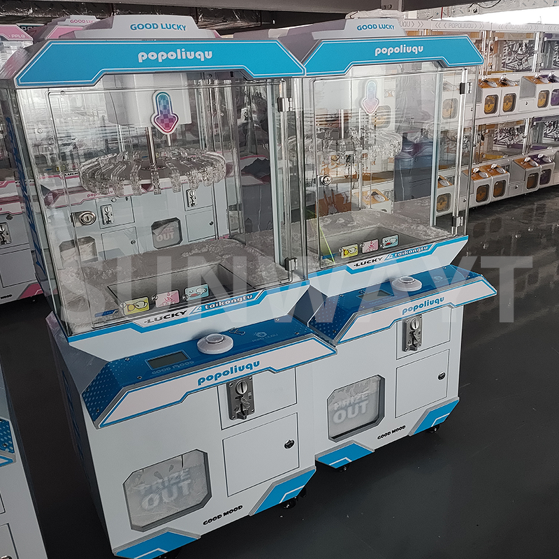 Claw Machine Manufacturer - Mini Clip Prize Clamp Snacks Vending Arcade Crane 24 Clip Card Snack Gift Mini Claw Doll