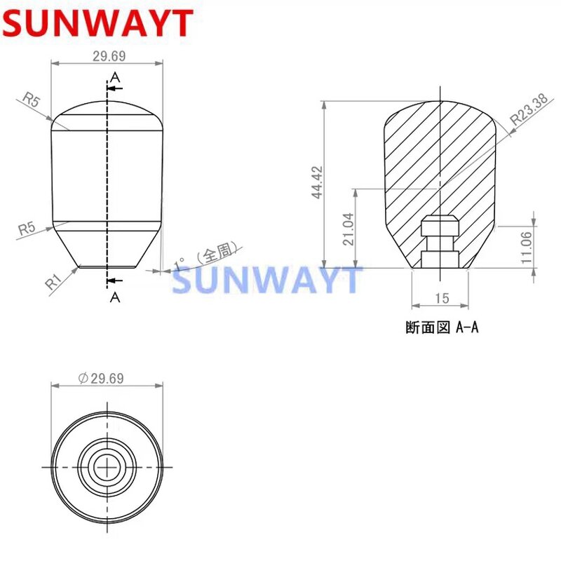 Arcade Joystick Balltop Manufacturer - New Model Top Ball Head Knob