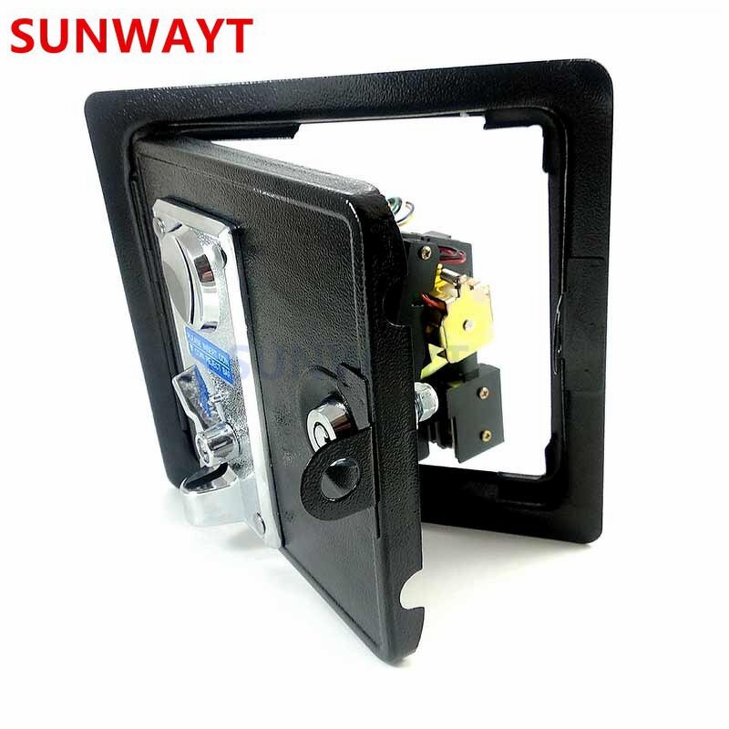 Coin Door Manufacturer - Small with Coin Mechanism and Tubular Cam Lock for Arcade Game