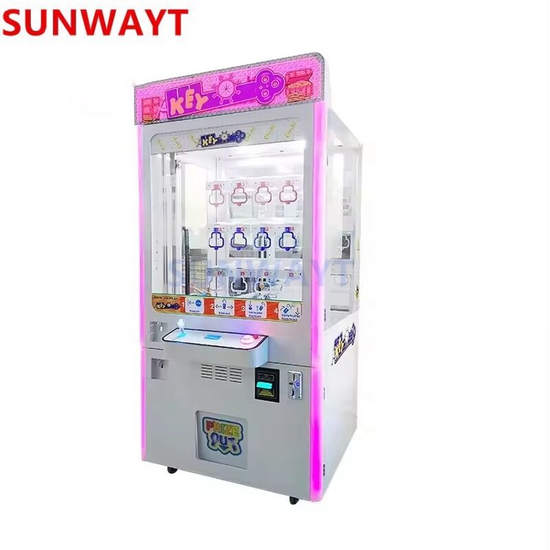 Key Master Gift Machine Manufacturer - Wholesale 15 Grids Indoor Entertainment Coin Operated Claw Crane Prize Arcade