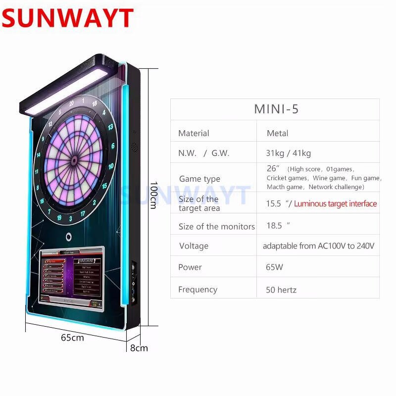 Arcade Game Machine Manufacturer - Mini-5 Entertainment Games Coin Operated Mini Dart Hot Sale